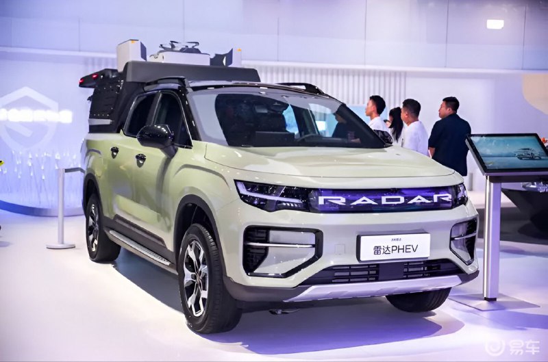 Geely представила новый гибридный пикап Radar с встроенными дронами и инновационными возможностями