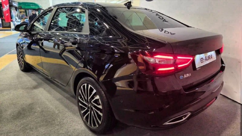 LADA представила электроседан e-Aura: ускорение на 4,5 секунды быстрее бензиновой версии