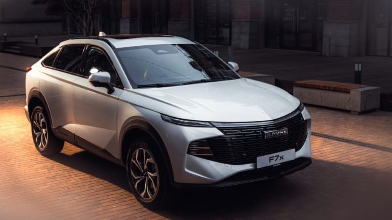Haval анонсировал новый купе-кроссовер F7x для российского рынка