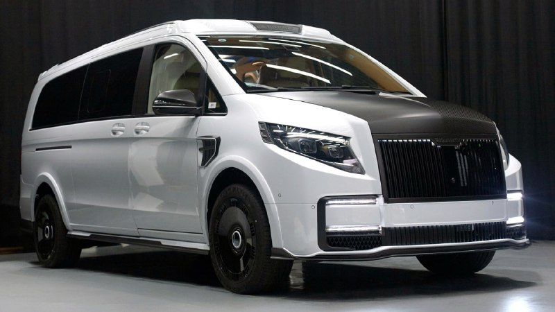 Модернизация Mercedes V-Класса: превращение в роскошный минивэн в стиле Rolls-Royce
