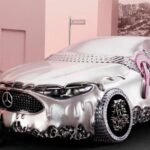 Mercedes-Benz CLA превращён в арт-автомобиль в сотрудничестве с Ice Spice