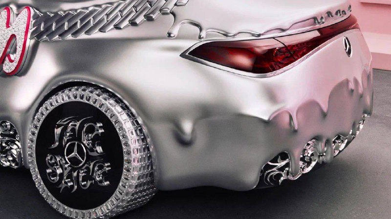 Mercedes-Benz CLA превращён в арт-автомобиль в сотрудничестве с Ice Spice