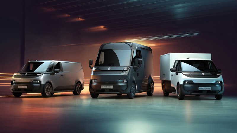 Renault анонсировала три электрофургона: новые модели для коммерческих задач