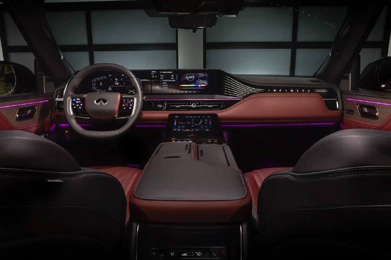 Новый Infiniti QX80 — роскошный внедорожник с мощным покупным и современными технологиями