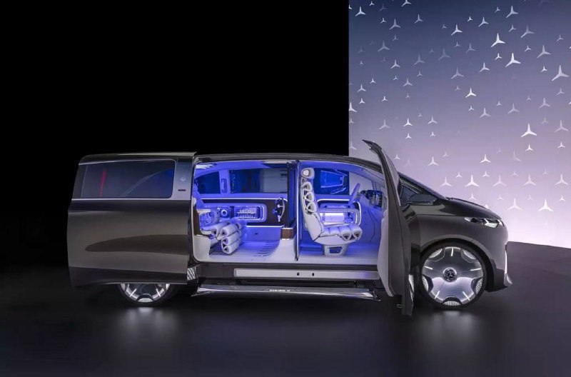 Mercedes-Benz представила футуристический минивэн Vision V с роскошными технологиями