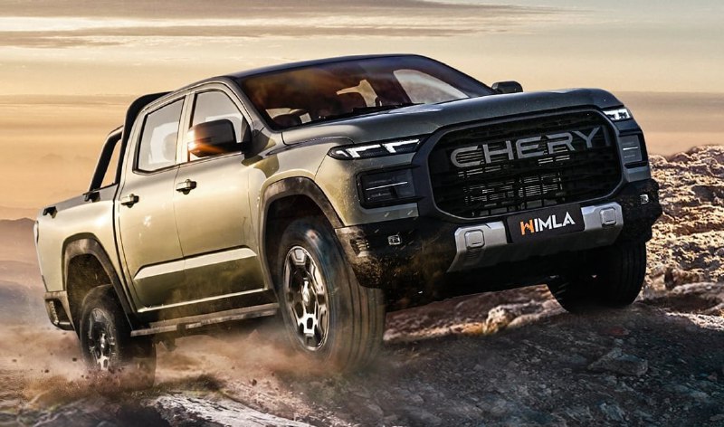 Chery представляет новый пикап Himla с разнообразными моторами и гибридными схемами
