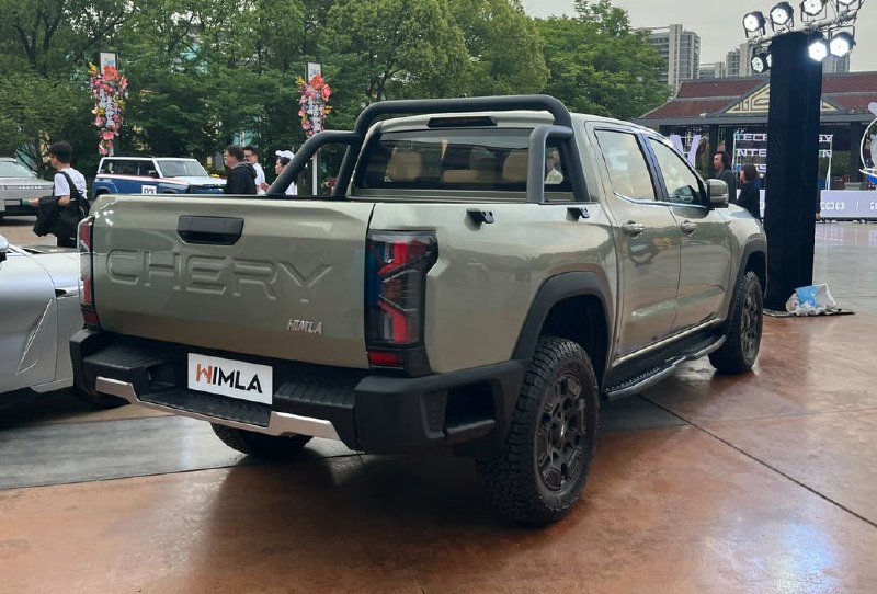 Chery представляет новый пикап Himla с разнообразными моторами и гибридными схемами
