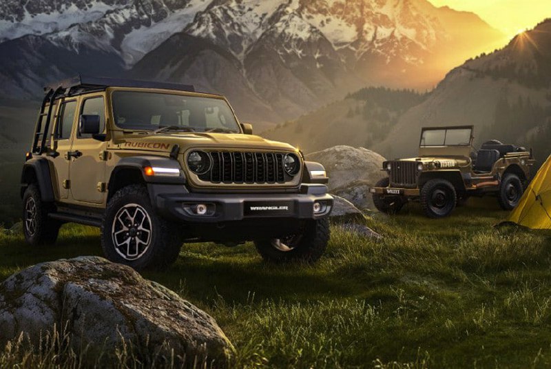 Jeep выпускает лимитированную ретро-версию Wrangler Willys Edition в честь исторического наследия