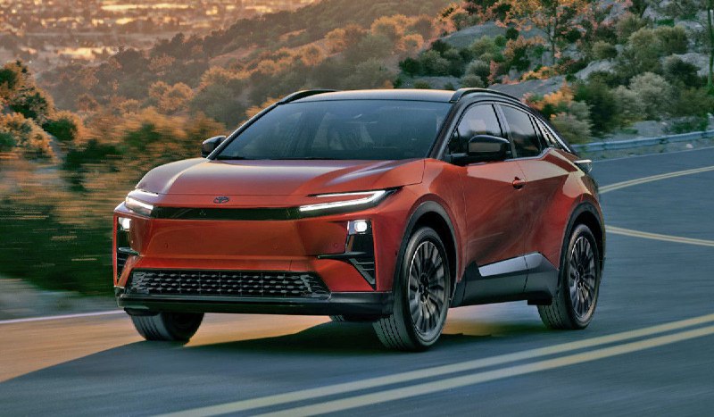 Электрический Toyota C-HR появится в США с обновленными характеристиками