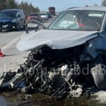 Автомобильная авария под Сургутом: столкновение BMW и китайского кроссовера