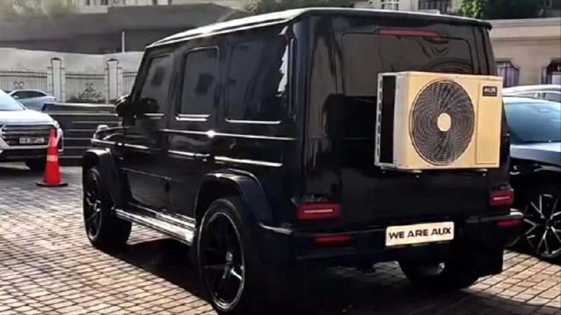 В Узбекистане начали устанавливать бытовые кондиционеры на автомобили