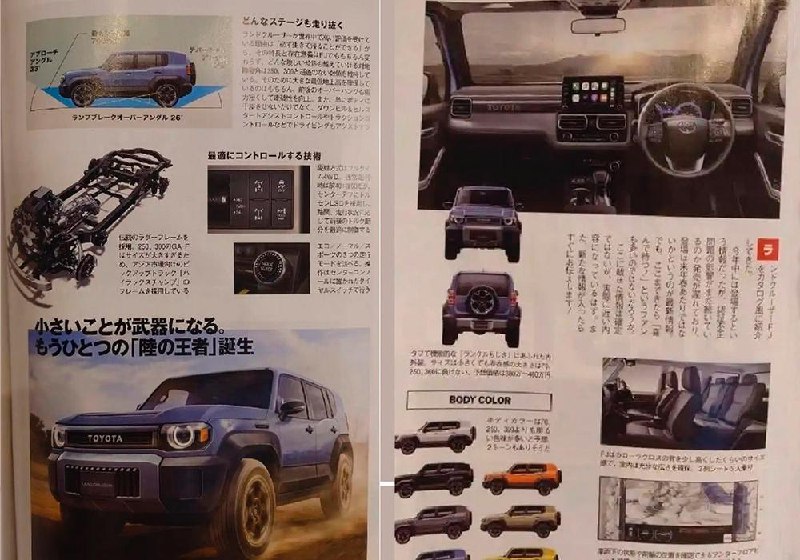 Новый компактный внедорожник Toyota Land Cruiser FJ: первые детали