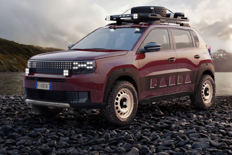 Новинка от Fiat: концепт полноценного внедорожного хэтчбека Grande Panda 4x4