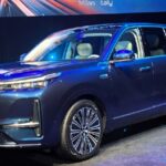 Объявление нового флагманского кроссовера Geely Galaxy M9 в Милане