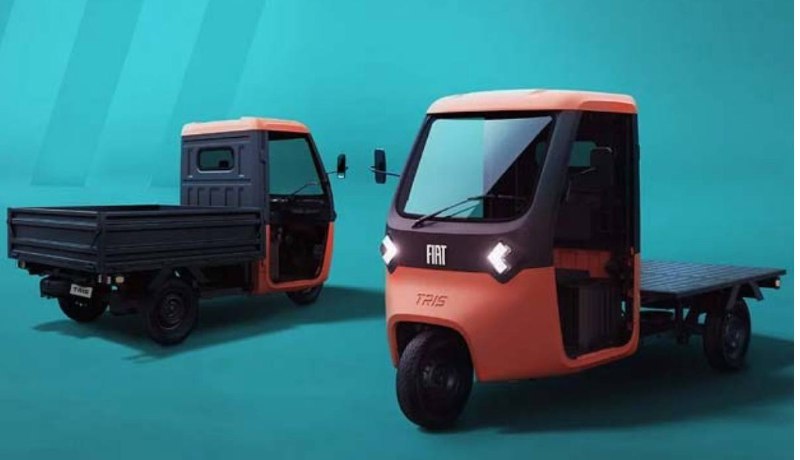 FIAT Professional представляет компактный трёхколёсный электромобиль TRIS для городского малого бизнеса
