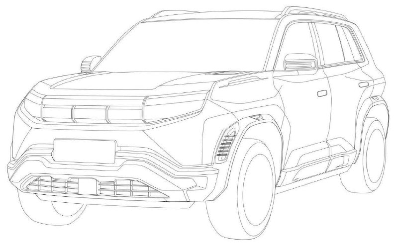 BYD запатентовала в России дизайн нового кроссовера FangChengBao Tai 3