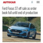 Заканчивается производство Ford Focus и его спортивных версий