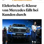 Неудачные продажи электромодели Mercedes G 580 с EQ Technology