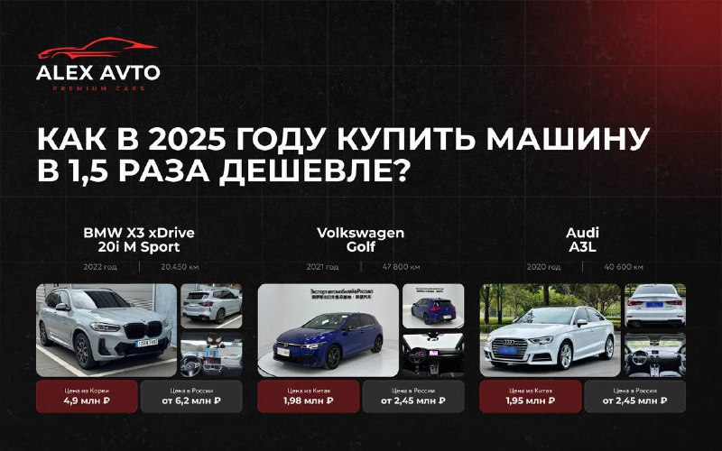 Как приобрести автомобиль в 2025 году существенно дешевле за счёт импорта из Кореи и Китая