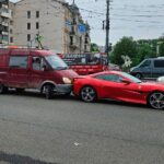 В Санкт-Петербурге произошла авария с участием ГАЗели и Ferrari Portofino