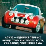ACV30: Забытый раллийный концепт Mini 1997 года