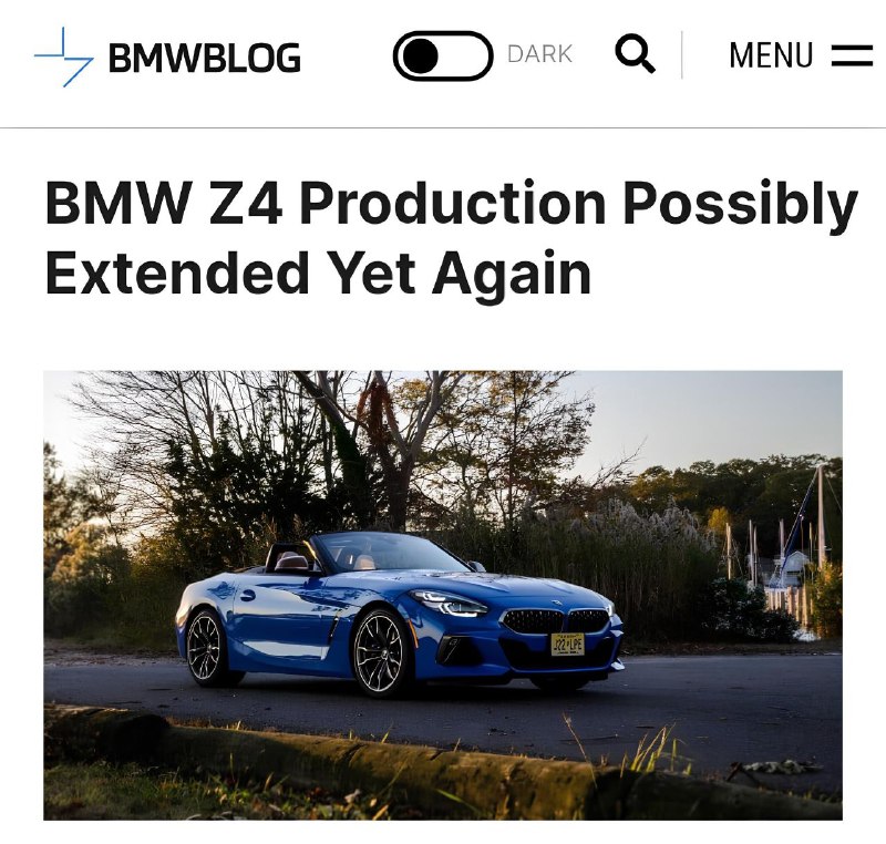 BMW решило не снимать Z4 с производства из-за возросшего спроса