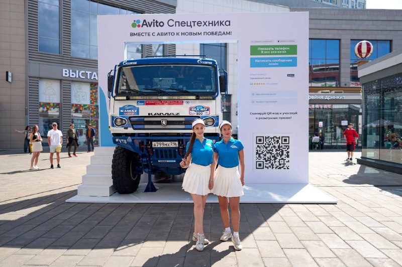 На ВДНХ выставлен легендарный грузовик KAMAZ-43509 из победных ралли
