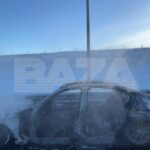 Из-за дефектного радиатора BMW в Казани полностью сгорела на ходу