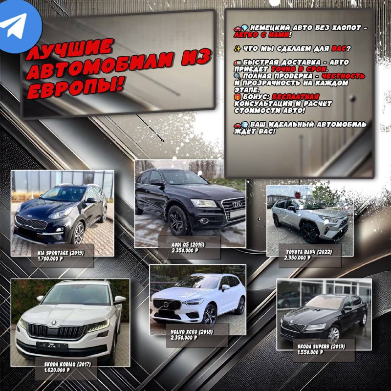 Эффективный европейский автопоиск: краткие сроки и надежность