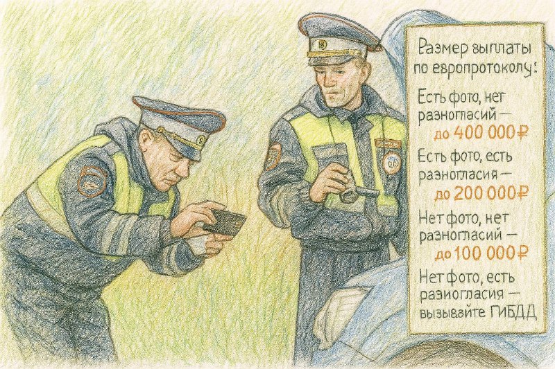 Находка в ОСАГО: увеличение лимита выплат по европротоколу