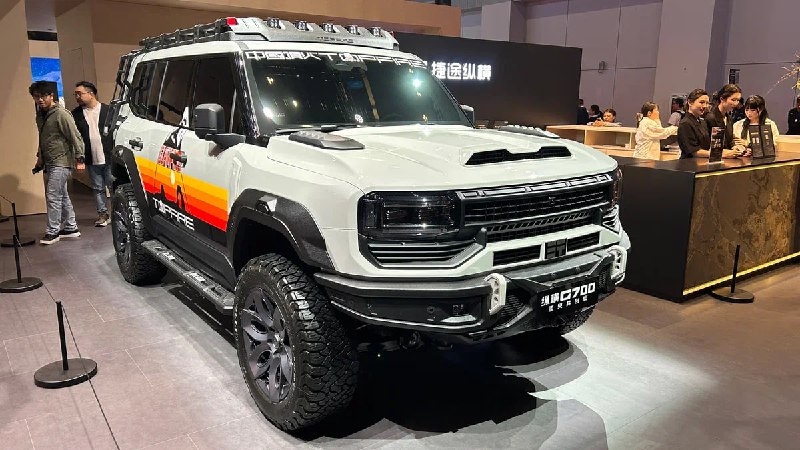 Объявлены характеристики амфибийного внедорожника Jetour Zongheng G700 конкурирующего с Tank 700