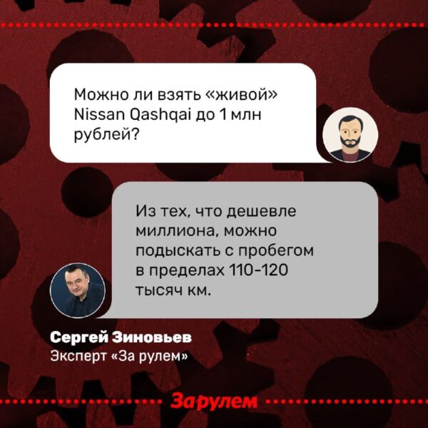 Можно ли купить надежный Nissan Qashqai за миллион рублей на вторичном рынке?