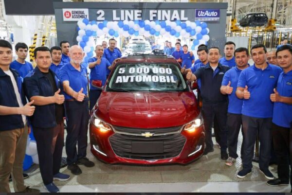 UzAuto Motors достигла значимого рубежа производства автомобилей