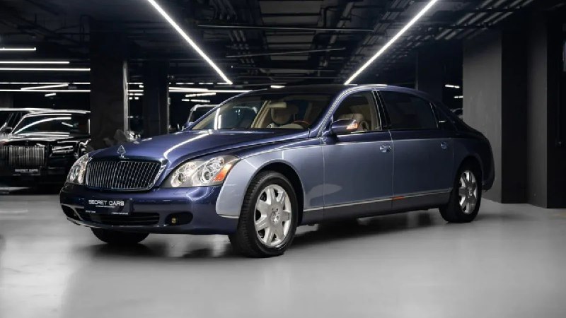 Редкий эксклюзивный лимузин Maybach 62 S из коллекции шейха Катара выставлен на продажу в Москве