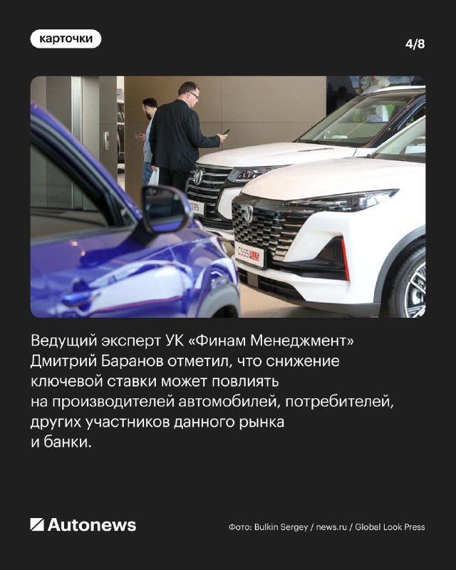 Российский Центробанк снизил ключевую ставку до 18%: влияние на автокредиты и рынок автомобилей Российский Центробанк снизил ключевую ставку до 18%: влияние на автокредиты и рынок автомобилей