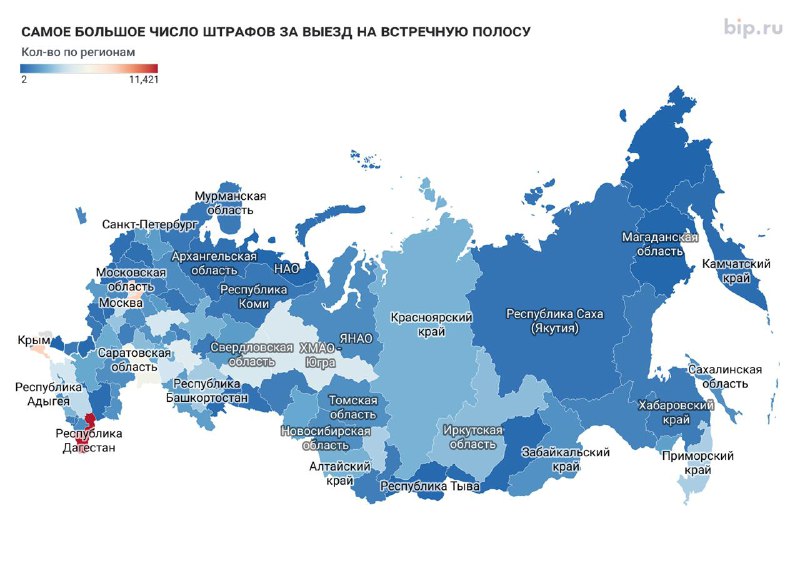 Регионы России с наибольшим количеством грубых нарушений водителями Регионы России с наибольшим количеством грубых нарушений водителями