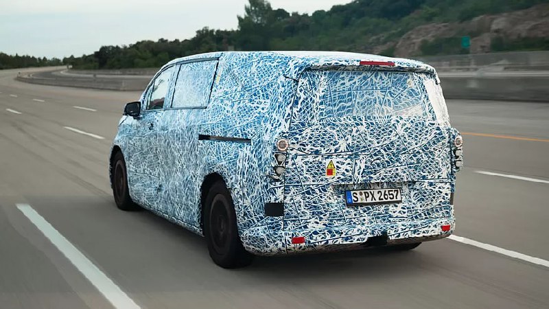 Новые фотографии прототипа минивэна Mercedes-Benz VLE Новые фотографии прототипа минивэна Mercedes-Benz VLE