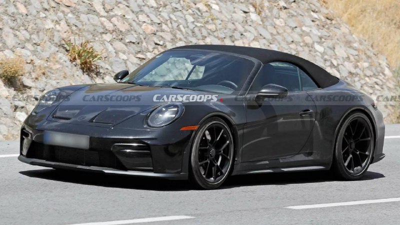 Новая версия Porsche 911 Speedster проходит испытания в Европе Новая версия Porsche 911 Speedster проходит испытания в Европе
