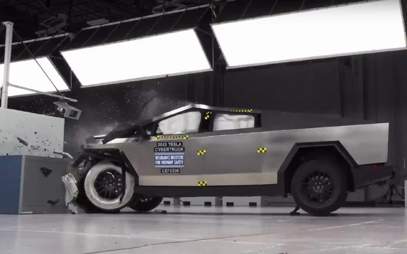 Первый краш-тест Tesla Cybertruck по методике IIHS: результаты и особенности Первый краш-тест Tesla Cybertruck по методике IIHS: результаты и особенности