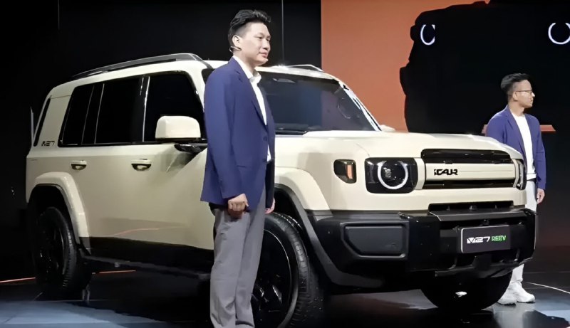 Новинка на международном рынке: электромобиль Chery iCar V27 под брендом iCaur