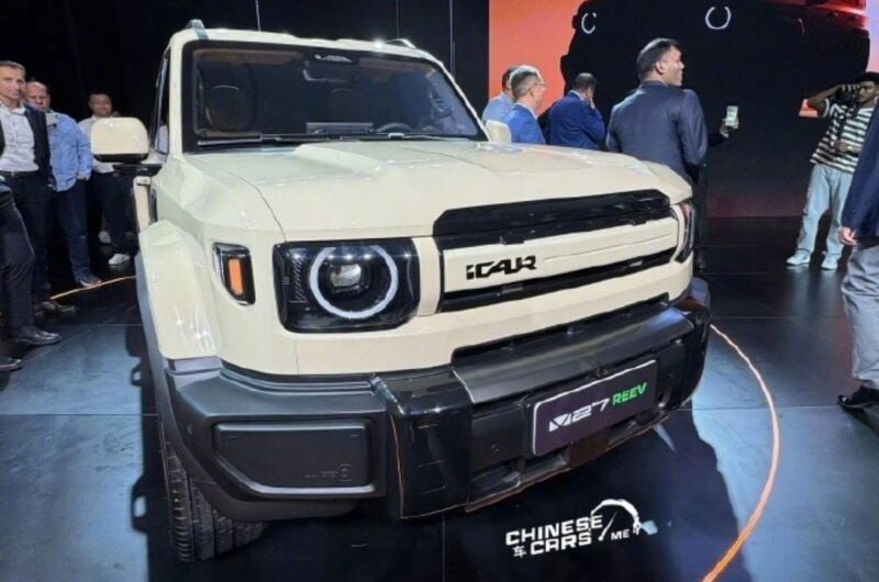 Новинка на международном рынке: электромобиль Chery iCar V27 под брендом iCaur