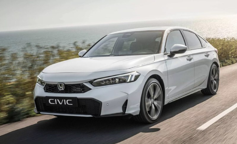 Обновленный Honda Civic e:HEV для европейского рынка Обновленный Honda Civic e:HEV для европейского рынка