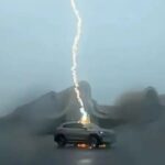 Электромобиль BYD Song Plus выдержал тройной удар молнии благодаря конструкции кузова