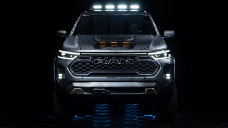Новый концептуальный пикап Ram Dakota Nightfall для рынков Латинской Америки Новый концептуальный пикап Ram Dakota Nightfall для рынков Латинской Америки