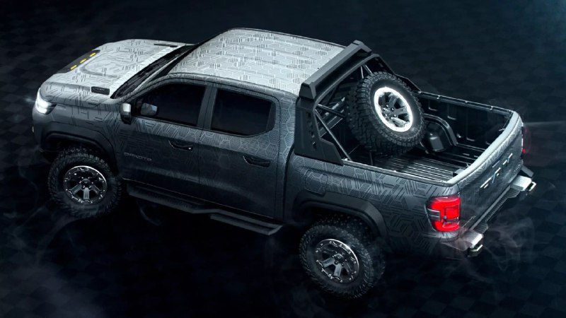 Новый концептуальный пикап Ram Dakota Nightfall для рынков Латинской Америки Новый концептуальный пикап Ram Dakota Nightfall для рынков Латинской Америки