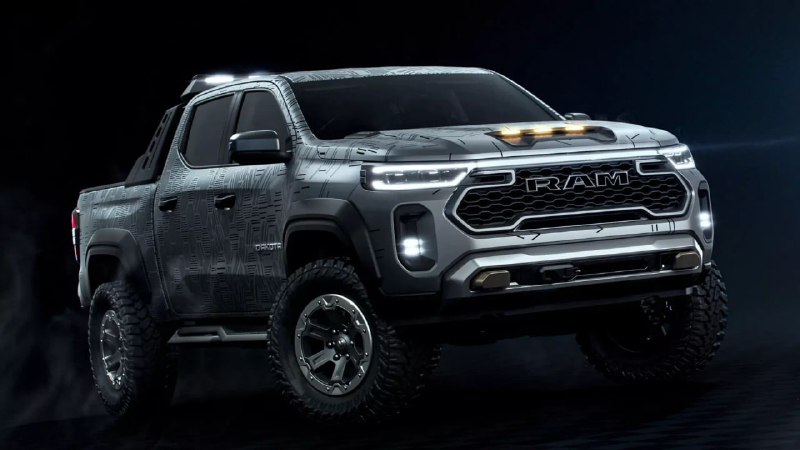 Новый концептуальный пикап Ram Dakota Nightfall для рынков Латинской Америки Новый концептуальный пикап Ram Dakota Nightfall для рынков Латинской Америки