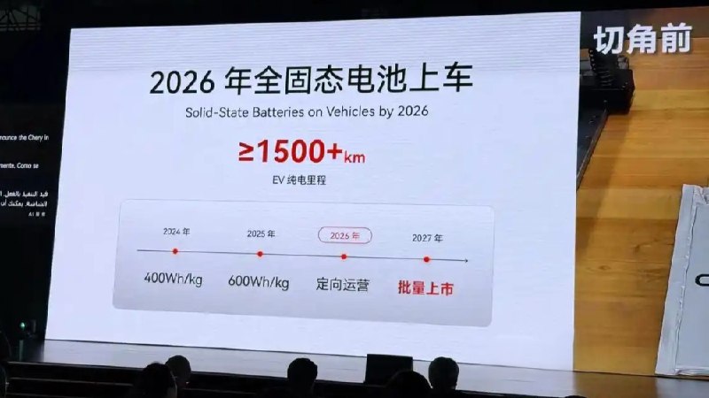 Chery тестирует новые электромобили с твердотельными аккумуляторами