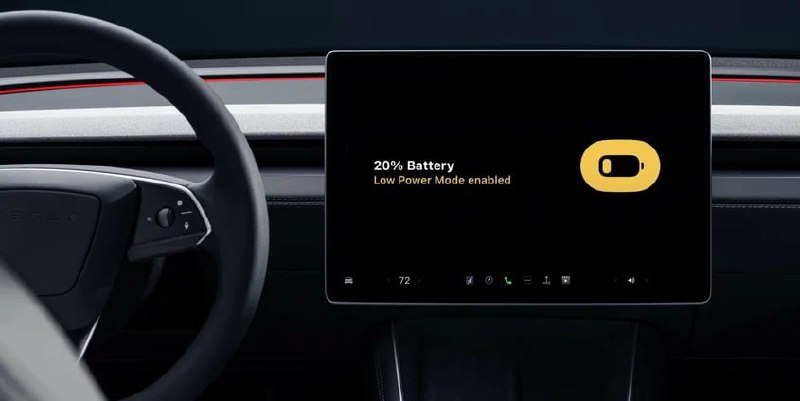 Tesla внедряет функцию снижения энергопотребления для электромобилей Tesla внедряет функцию снижения энергопотребления для электромобилей