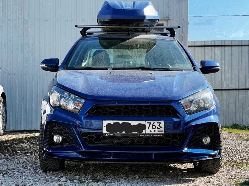 Передний бампер и сплиттер для LADA Vesta от производителя 'Авторитетпласт' Передний бампер и сплиттер для LADA Vesta от производителя 'Авторитетпласт'