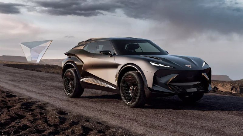 Cupra создала футуристический кроссовер, вдохновлённый вулканом Tindaya